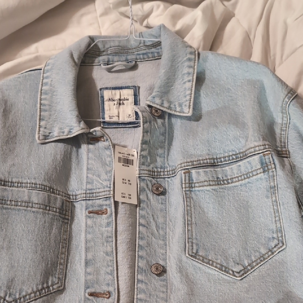 Abercrombie & Fitch Blue Jean Jacket Classic Style